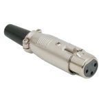 XLR aljzat 3 pólusú