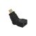 HDMI forgatható toldó HDMI dugó – HDMI alj
