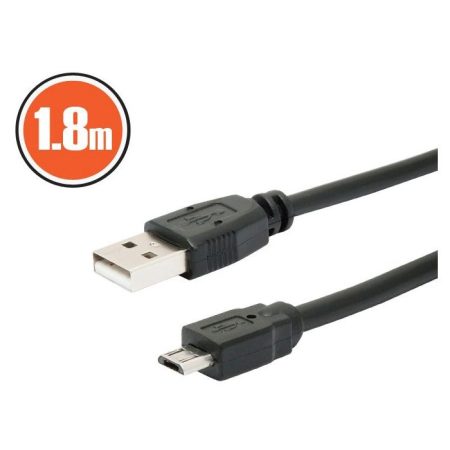 USB kábel 2.0 A dugó – B micro dugó 1,8 m