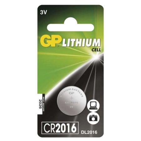 GP LÍTIUM GOMBELEM CR2016
