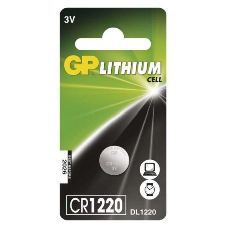 GP LÍTIUM GOMBELEM CR1220