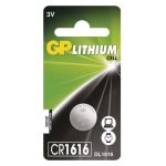 GP LÍTIUM GOMBELEM CR1616