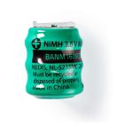  Nikkel-fémhidrid akkumulátor | 3,6 V | 80 mAh | Forrasztható csatlakozók