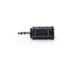   Sztereó audió adapter | 2,5 mm-es Dugasz - 3,5 mm-es Aljzat | 10 darabos | Fekete