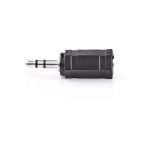   Sztereó audió adapter | 3,5 mm-es Dugasz - 2,5 mm-es Aljzat | 10 darabos | Fekete