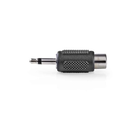 Monó audió adapter | 3,5 mm-es Dugasz - RCA-aljzat | 10 darabos | Fekete