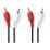 Sztereó audiokábel | 2 db RCA Dugasz - 2 db RCA Dugasz | 1,5 m | Fekete