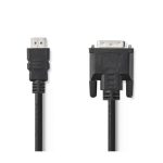   HDMI™ - DVI Kábel | HDMI™ Csatlakozó - DVI-D 24+1 pólusú dugasz | 10 m | Fekete