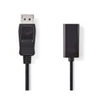   DisplayPort - HDMI™ kábel | DisplayPort-dugasz - HDMI™ kimenet | 0,2 m | Fekete