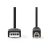USB 2.0 kábel | A Dugasz - B Dugasz | 3,0 m | Fekete