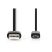 USB 2.0 kábel | A Dugasz - Mikro B Dugasz | 1,0 m | Fekete