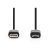 USB 2.0 kábel | C Típusú Dugasz - Mikro B Dugasz | 1,0 m | Fekete