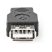USB 2.0 Adapter | Mikro B Dugasz - A Aljzat | Fekete