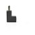USB 2.0 Adapter | A Dugasz - A Aljzat | 270°-ban Hajlított | Fekete