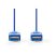 USB 3.0 kábel | A Dugasz - A Dugasz | 2,0 m | Kék