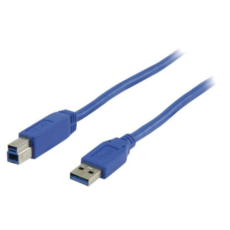 USB 3.0 kábel | A Dugasz - B Dugasz | 2,0 m | Kék