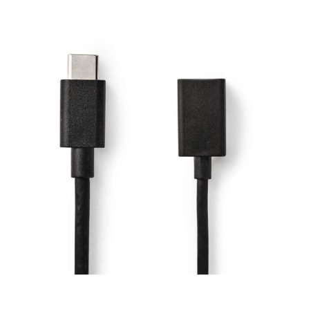 USB 3.0 kábel | C Típusú Dugasz - A Aljzat | 0,15 m | Fekete