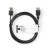 USB 2.0 kábel | A Dugasz - USB A Aljzat | 1,0 m | Fekete