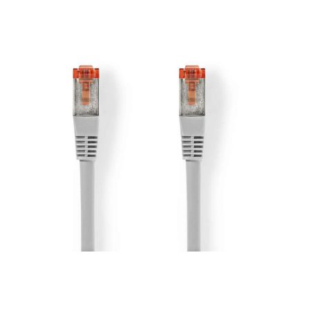 Cat 6 F/UTP Hálózati Kábel | RJ45 (8P8C) Dugasz - RJ45 (8P8C) Dugasz | 1,0 m | Szürke