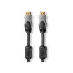   Nagy sebességű HDMI™-kábel Ethernettel | HDMI™-csatlakozó–HDMI™-csatlakozó | 0,75 m | Antracit