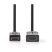Nagy sebességű HDMI™ kábel Ethernet átvitellel | HDMI™ Csatlakozó - HDMI™ Aljzat | 1,0 m | Fekete