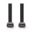 Nagy sebességű lapos HDMI™ kábel Ethernet átvitellel | HDMI™ Csatlakozó - HDMI™ Csatlakozó | 2,0 m | Fekete