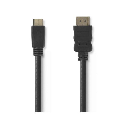Nagy sebességű HDMI™ kábel Ethernet átvitellel | HDMI™ Csatlakozó - HDMI™ Mini Csatlakozó | 5,0 m | Fekete