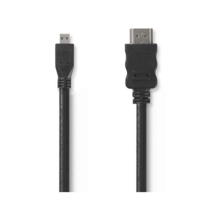 Nagy sebességű HDMI™ kábel Ethernet átvitellel | HDMI™ Csatlakozó - HDMI™ Mikro Csatlakozó | 1,5 m | Fekete