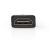 HDMI-adapter | HDMI Mikro-csatlakozó - HDMI-aljzat | Fekete