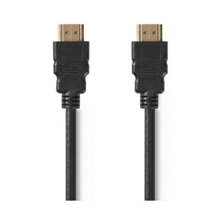 Nagy sebességű HDMI™ kábel Ethernet átvitellel | HDMI™-csatlakozó – HDMI™-csatlakozó | 1,0 m | Fekete