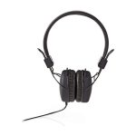   Vezetékes Fejhallgatók | Fülre illeszkedő | Összehajtható | 1,2 m-es Kerek Kábel | Fekete