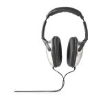   Fül Köré Illeszkedő Fejhallgató | 2,70 m-es Vezeték | Ezüst/Fekete