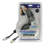   Hdmi Kábel Ethernettel HDMI Csatlakozó - HDMI Csatlakozó 1.00 m Sötétszürke