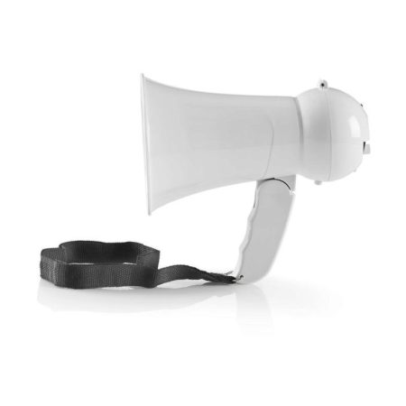 Megafon | 15 W | 100 méteres Hatótávolság | Beépített Mikrofon | Fehér