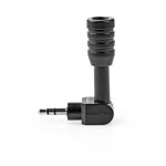 Vezetékes Mikrofon | Mini | Dugaszolható | 3.5 mm | Fekete