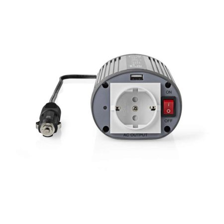 Tápinverter Módosított Szinuszhullám | 12 V DC - 230 V AC | 150 W | 1 db Schuko / 1 db USB-kimenet