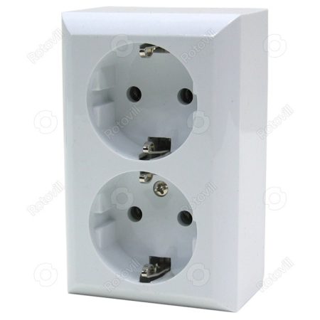 ALJZAT, 2-ES, BUSINESS LINE, (földelt, fehér)