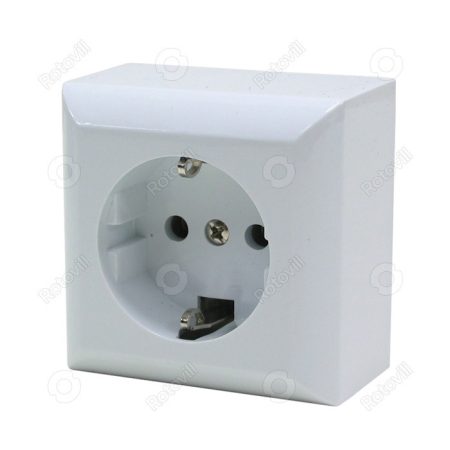 FALON KÍVÜLI DUGALJ , BUSINESS LINE, (földelt, fehér)